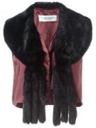 Comme Des Garcons Vintage Faux Fur Detail Vest