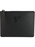 Giuseppe Zanotti Design Signature Clutch, Men's, Black, Leather