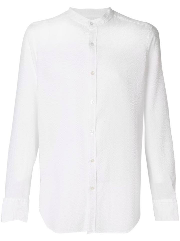 Bagutta Mandarin Collar Shirt - White
