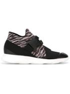 Christopher Kane Safety Buckle Sneakers, Men's, Size: 45, Black, Leather/rubber/nylon