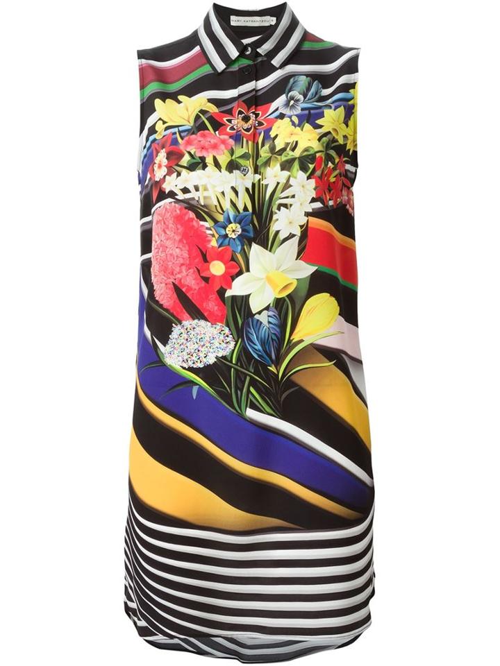 Mary Katrantzou Floral Print 'longi' Dress