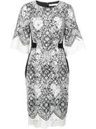 Kimora Lee Simmons Floral Lace Dress - White