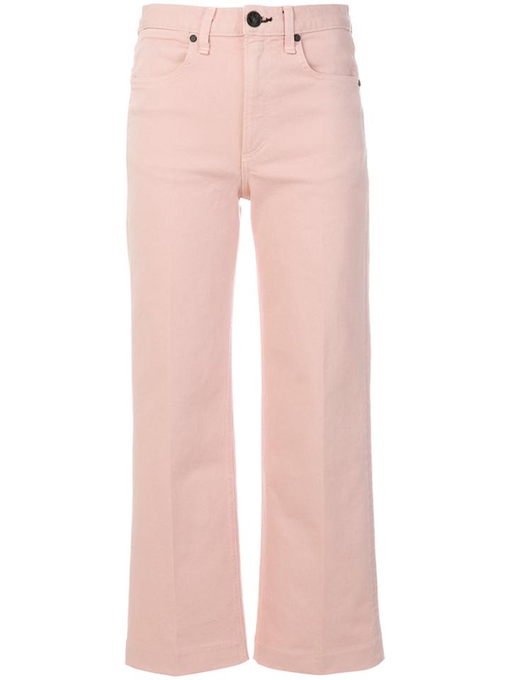Rag & Bone /jean Justine Cropped Trousers - Nude & Neutrals