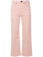 Rag & Bone /jean Justine Cropped Trousers - Nude & Neutrals