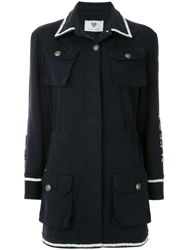 Andrea Bogosian Pablo Embroidered Parka - Blue