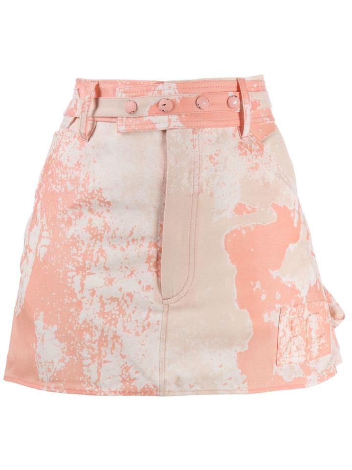 Courrèges Tie-dye Skirt - Pink
