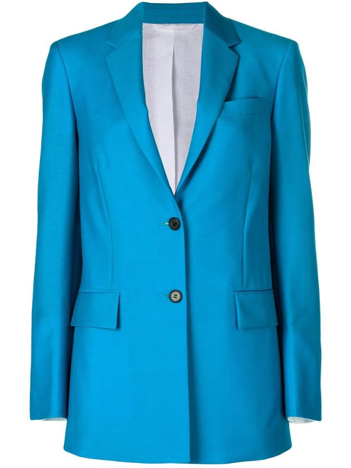 Calvin Klein 205w39nyc Tailored Longline Blazer - Blue
