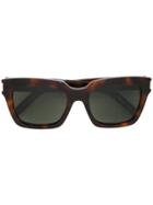 Saint Laurent Eyewear 'bold 1' Sunglasses - Brown