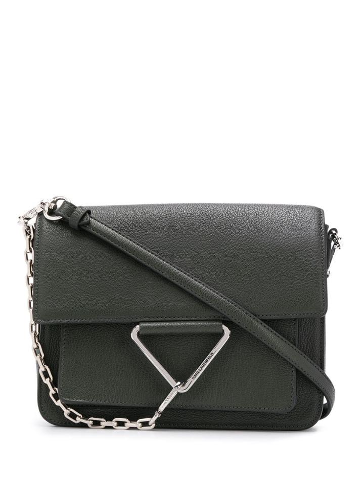 Karl Lagerfeld Vektor Shoulder Bag - Green