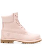 Timberland Lace-up Boots - Pink