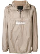 Napapijri Logo Windbreaker - Brown