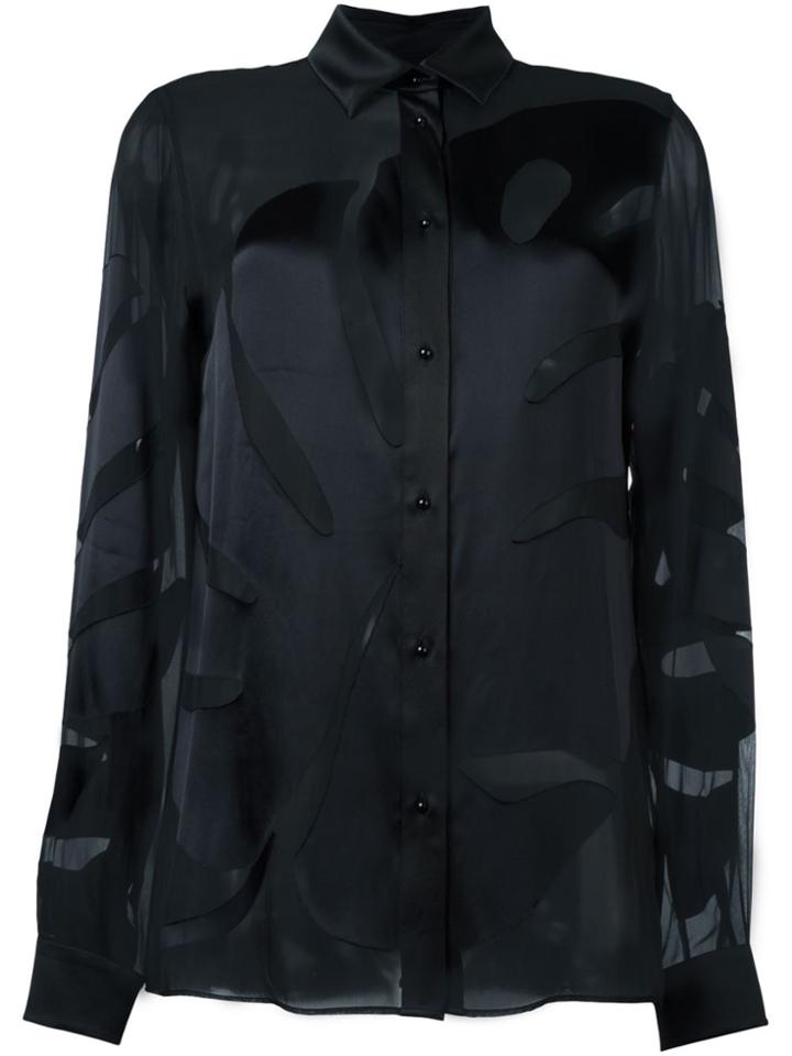 Maison Margiela Sheer Effect Shirt - Black