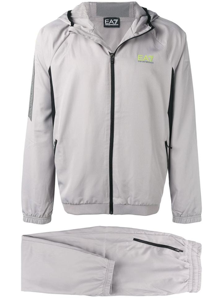 Ea7 Emporio Armani Tracksuit Set - Grey
