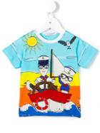 Dolce & Gabbana Kids - 'junior Sailors' T-shirt - Kids - Cotton - 6-9 Mth