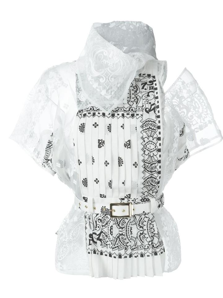 Sacai Paisley Print Shirt
