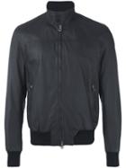 Stewart - Zip Up Jacket - Men - Leather/cotton/acetate - Xl, Black, Leather/cotton/acetate