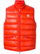 Moncler Padded Gilet, Men's, Size: 2, Yellow/orange, Goose Down/polyamide