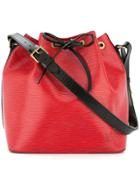 Louis Vuitton Vintage Petit Noe Drawstring Bag - Red