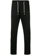 The Silted Company Stripe Trim Trousers - Black