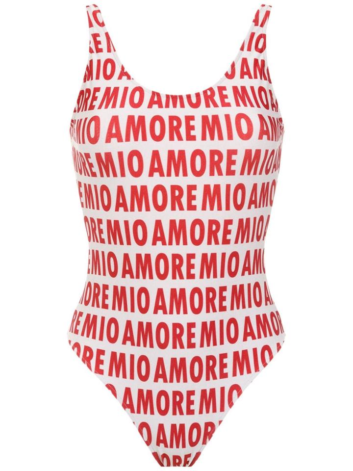 Adriana Degreas Amore Mio Italia Swimsuit - White