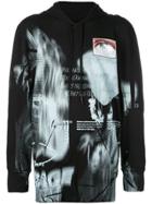 11 By Boris Bidjan Saberi All-over Print Hoodie - Black