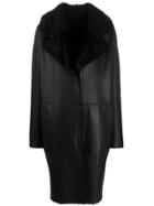 Drome Panelled Coat - Black