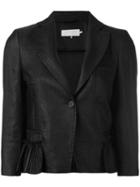 L'autre Chose - One Button Jacket - Women - Linen/flax/polyamide/viscose - 44, Grey, Linen/flax/polyamide/viscose