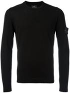 Stone Island Shadow Project Crew Neck Jumper, Men's, Size: Xxl, Black, Cotton