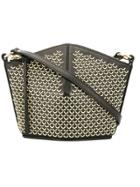 Alexander Mcqueen Half-ring Stud Crossbody Bag - Black