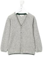 Cashmirino - V-neck Cardigan - Kids - Cashmere - 3 Yrs, Grey