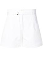 Isabel Benenato Belted Shorts - White