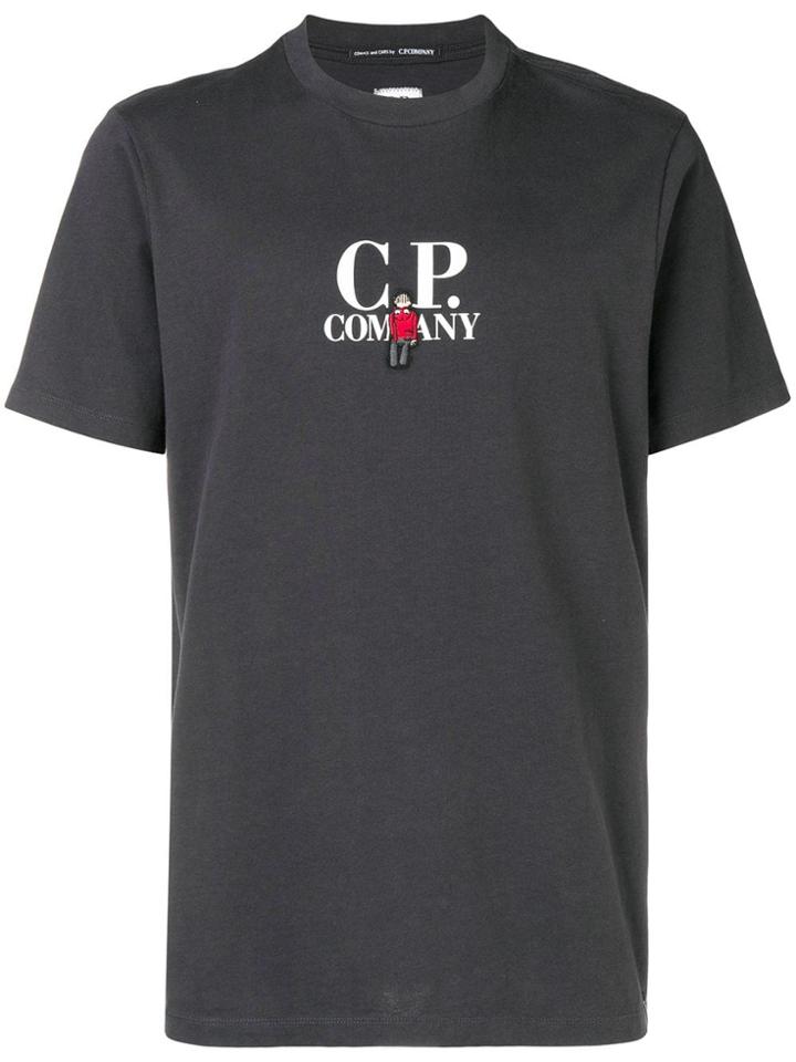 Cp Company Man Patch T-shirt - Grey