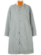 Undercover Mixed Fabric Coat - Green