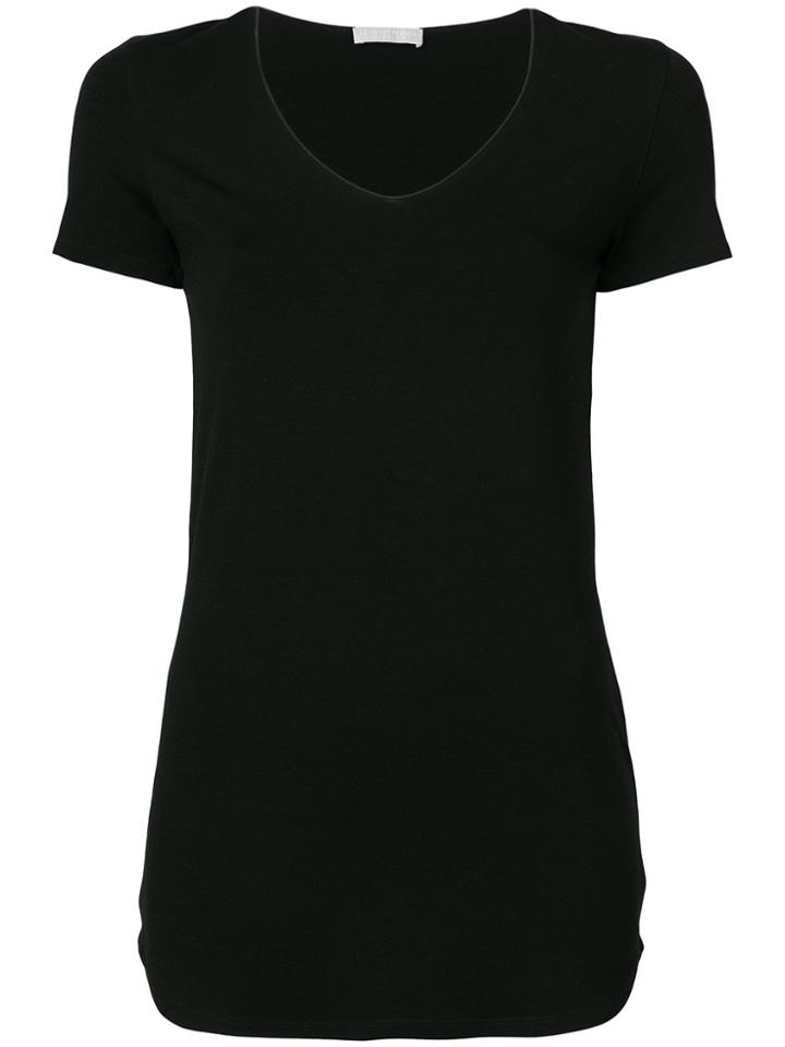 Le Tricot Perugia Classic Fitted T-shirt - Black