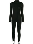 Atu Body Couture Zip Up Jumpsuit - Black