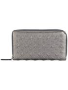 Jimmy Choo Carnaby Star-embossed Wallet - Metallic