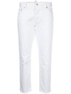 Dsquared2 Boyfriend Cropped Jeans - White