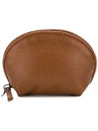 Fabiana Filippi Zipped Make-up Bag - Brown