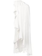 Givenchy Ruffled Asymmetric Dress - White