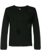 Comme Des Garçons Vintage Destroyed Jumper - Black