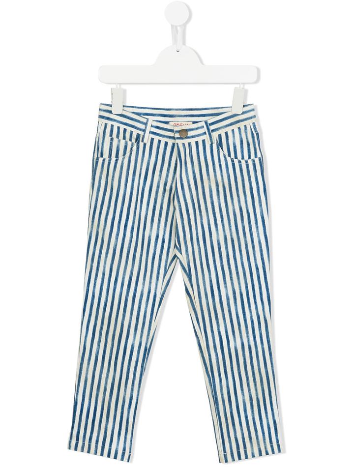 Amelia Milano Striped Trousers, Boy's, Size: 8 Yrs, Blue
