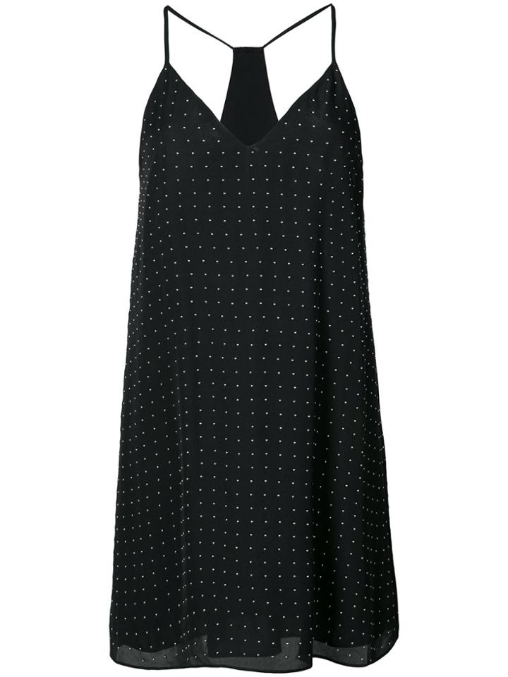 Alice+olivia Micro Studded Dress - Black