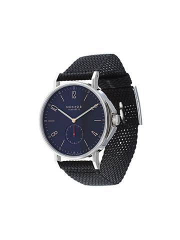 Nomos 'ahoi Atlantic' Analog Watch, Adult Unisex, Black