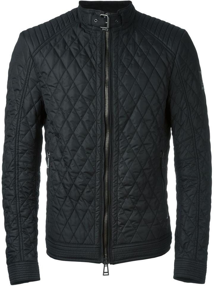 Belstaff Bramley Padded Jacket, Men's, Size: 54, Black, Cotton