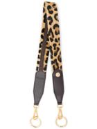 Simonetta Ravizza Leopard Furrissima Shoulder Strap - Brown