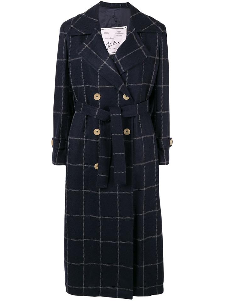 Giuliva Heritage Collection The Christie Check-print Trench Coat -
