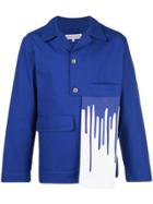 Walter Van Beirendonck Work Drip Jacket - Blue