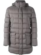 Herno Snap Fastening Jacket, Men's, Size: 46, Grey, Polyamide/polyurethane/feather Down