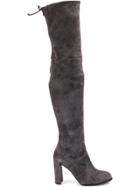 Stuart Weitzman Hiline Boots - Grey