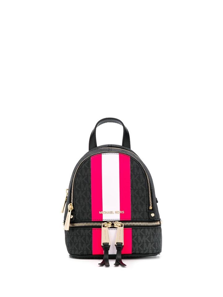 Michael Michael Kors Logo Backpack - Black